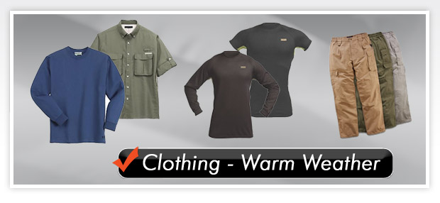 Clothing - Warm Weather